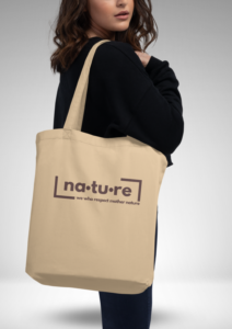 Keep the Sea Plastic Free - Eco Tote Bag - 100% Organic Cotton 3/1 Twill - Image 4