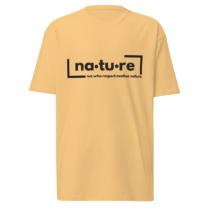 Nature Slogan Heavyweight T-Shirt - Image 3