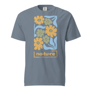 Boho Flower T-shirt - Golden Touch of Nature - Image 2