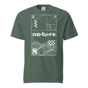 Fibonacci Sequence T-Shirt – Sacred Geometry - Image 3