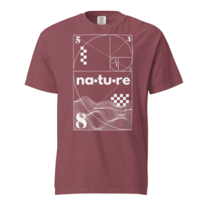 Fibonacci Sequence T-Shirt – Sacred Geometry - Image 4