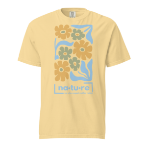 Boho Flower T-Shirt - Baby Blue Bohemian Charm - Image 5