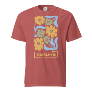 Boho Flower T-shirt - Golden Touch of Nature - Image 6