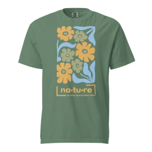 Boho Flower T-shirt - Golden Touch of Nature - Image 7