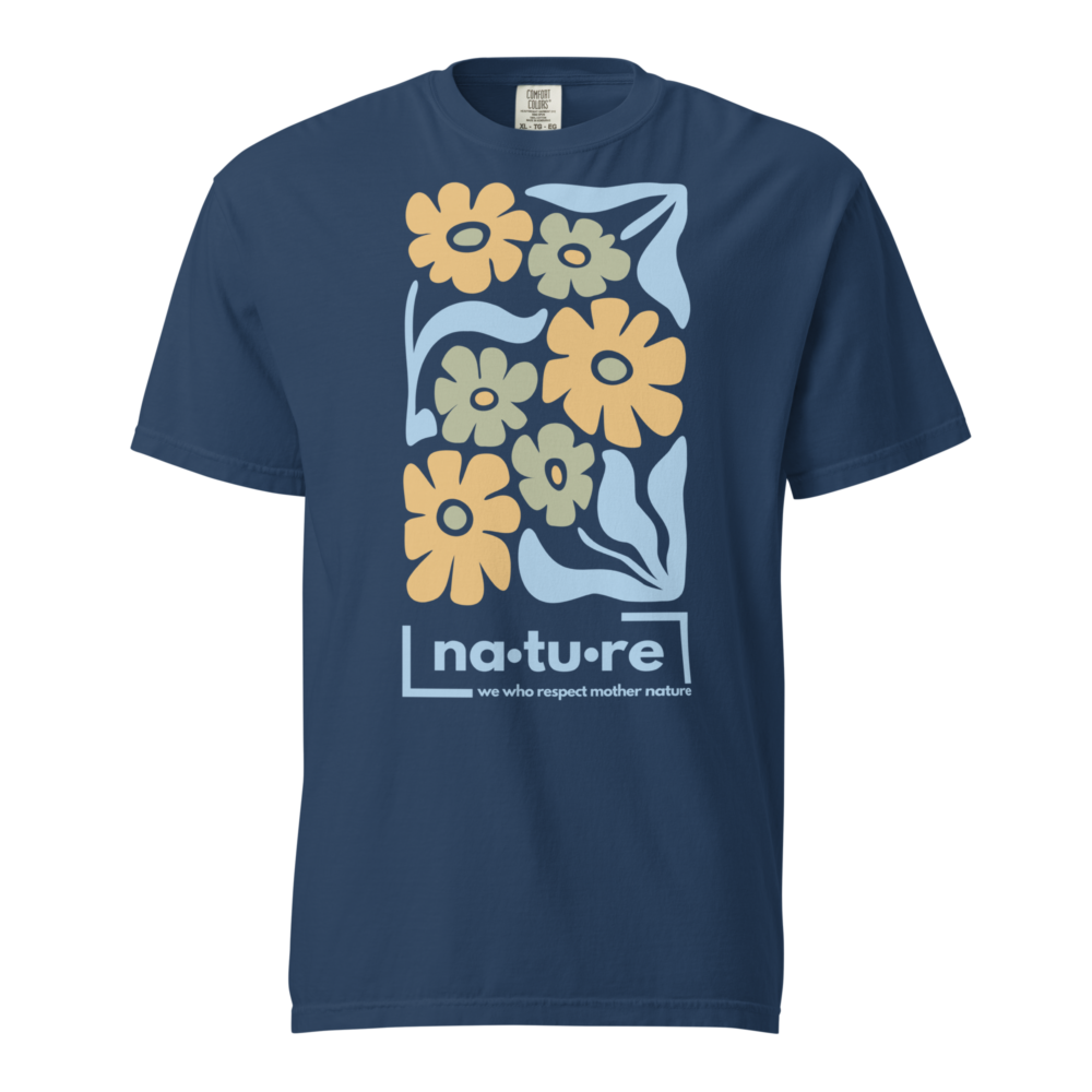 Boho Flower T-Shirt - Baby Blue Bohemian Charm