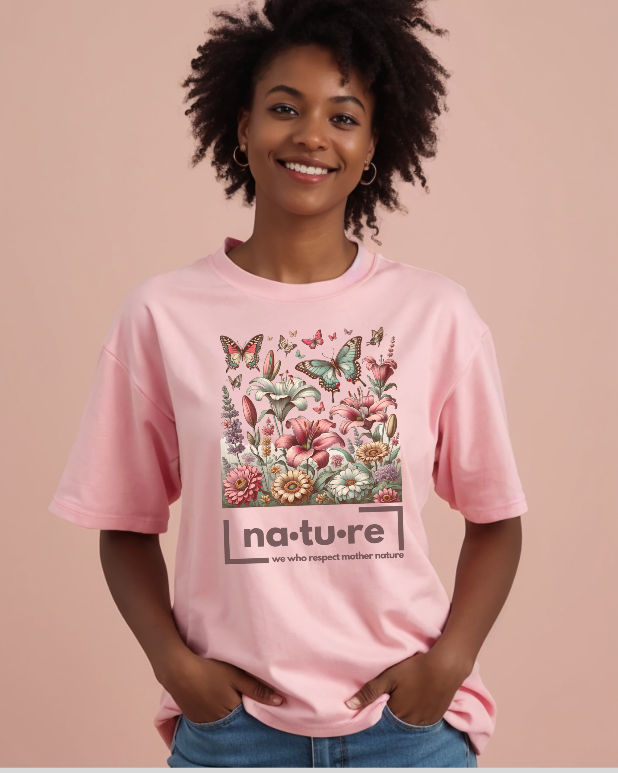 Butterfly Garden T-shirt | Nature Wear Brand - Image 4