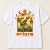 Lunar Groove Frog graphic tee, white, back print — Nature Wear Brand