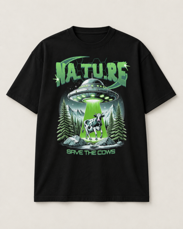 Save the Cows UFO Tee – Limited Edition | Nature Wear Brand