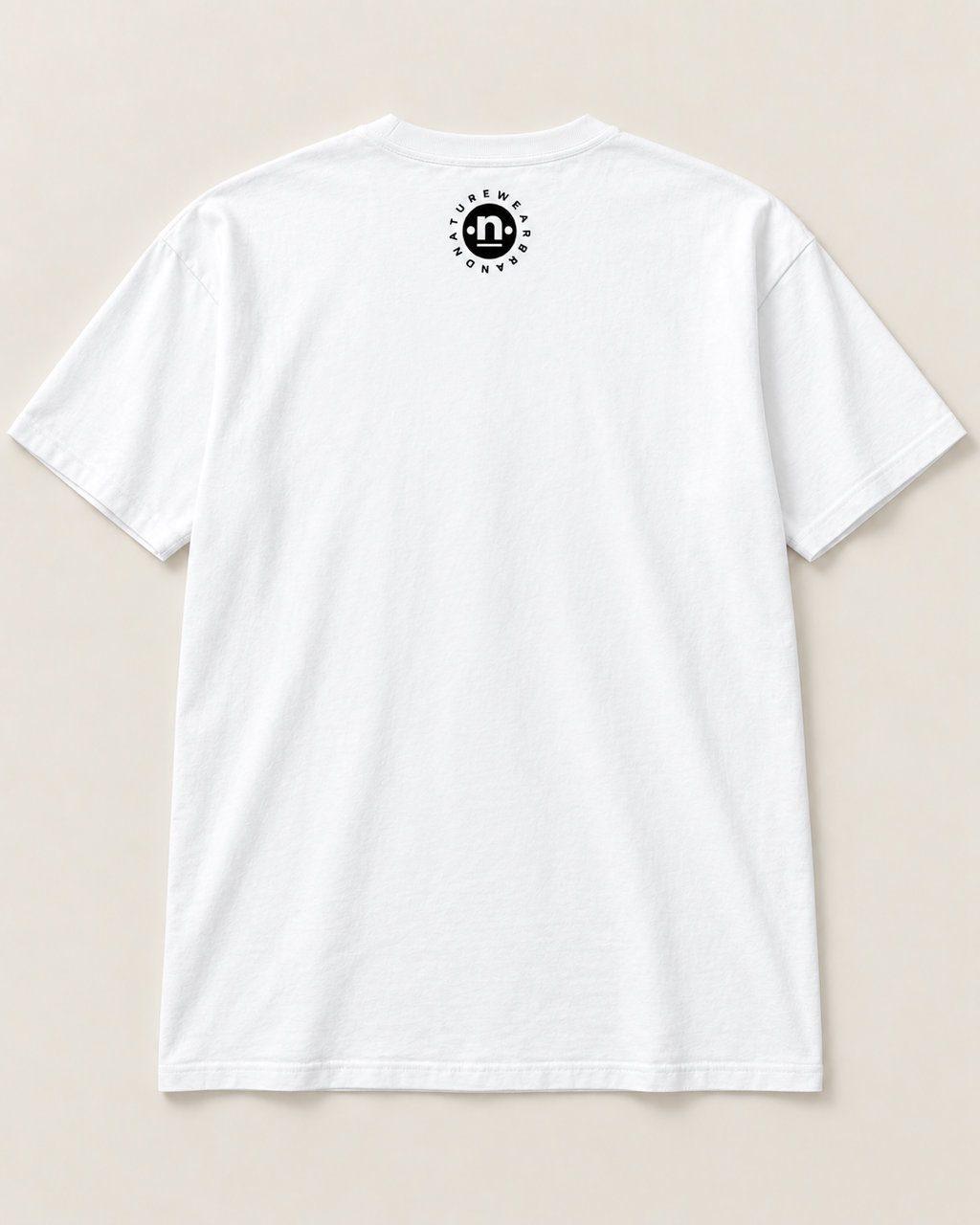 Tree of Life tee, white, circle logo back — Nature Wear Brand