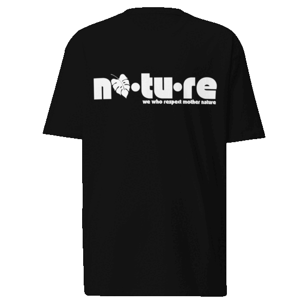 Nature Leaf Tee (Original) – Black Edition - Exclusive