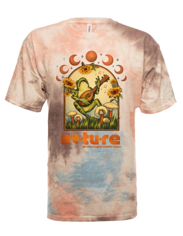 Lunar Groove Frog Tie-Dye T-Shirt – Limited Edition (100 Pieces) – Nature Wear Brand